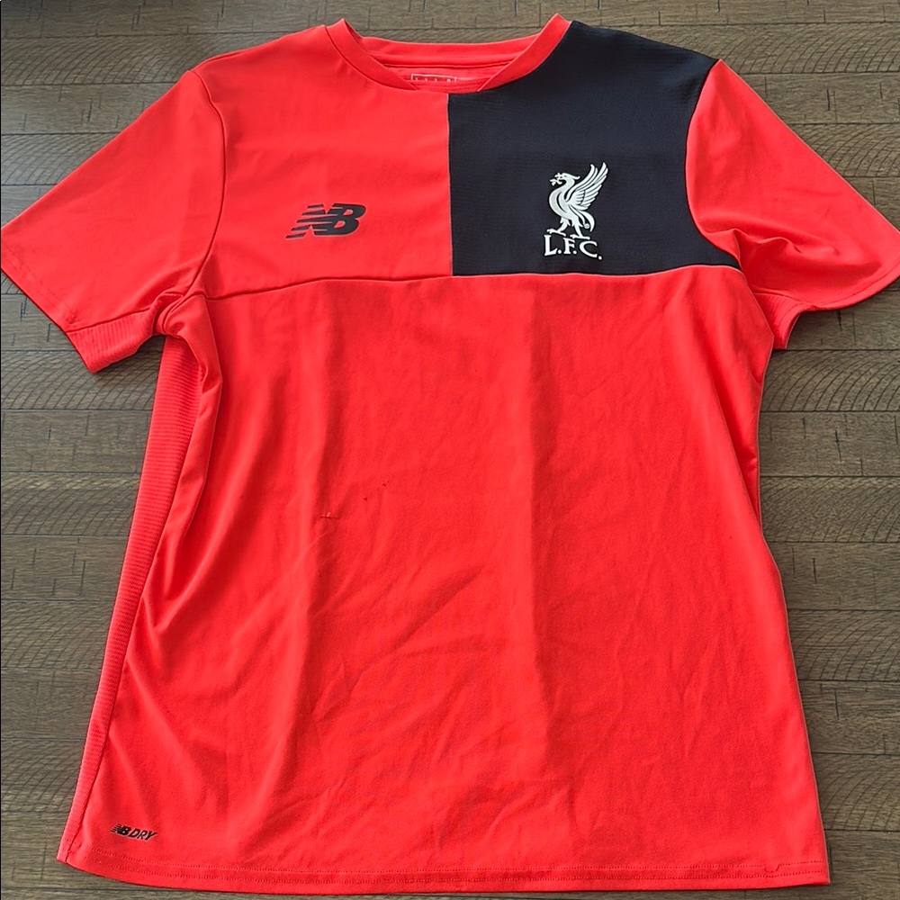 New Balance Red and Black Liverpool FC Jersey